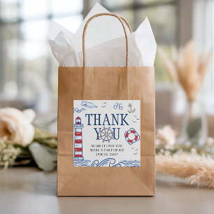 Our Little Sailor Nautical Favour Gift Tags