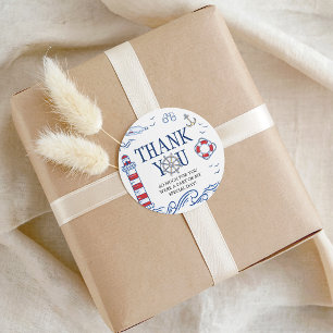 Our Little Sailor Nautical Favour Gift Tags