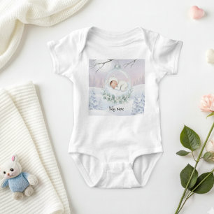 Our Little Snowbaby is on the way New Baby Outfit Bodysuit