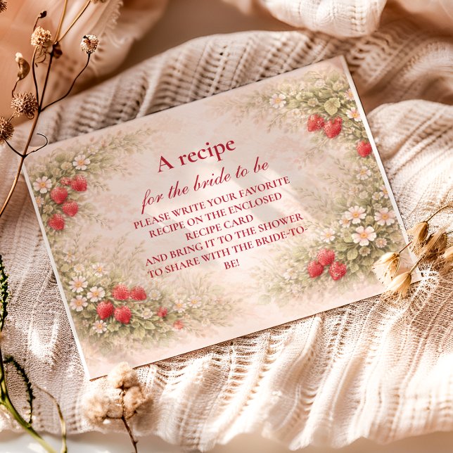 Our Little Strawberry Love Enclosure Card (Creator Uploaded)