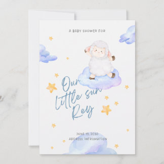“Our Little Sun” Baby Shower Invitation