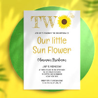 Our Little Sun Flower 2nd Birthday Party