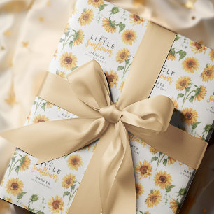 Our Little Sunflower Wrapping Paper