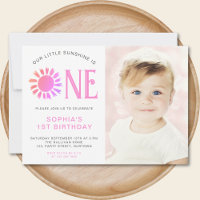 Our Little Sunshine 1st Birthday Party Photo