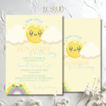 Our Little Sunshine Is on Its Way Baby Shower