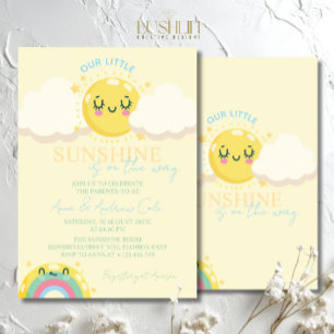 Our Little Sunshine Is on Its Way Baby Shower Invitation