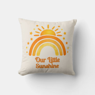 Our Little Sunshine Rainbow Baby Shower Cushion