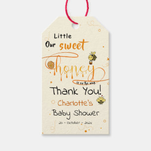 Our Little Sweet Honey Is On The Way Baby Shower Gift Tags