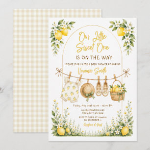 Our Little Sweet One Is On The Way Baby Shower Invitation