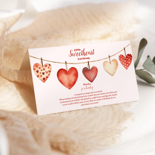 Our Little Sweethearts Valentine's  Books for Baby Enclosure Card (Creator Uploaded)
