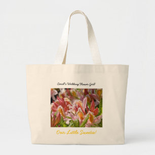 Our Little Sweetie! Custom Wedding Flower Girl! Large Tote Bag