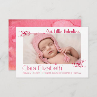 Our Little Valentine Baby Announcement