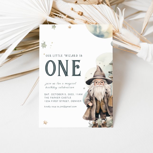 Our Little Wizard  is One Invitation (Creator Uploaded)