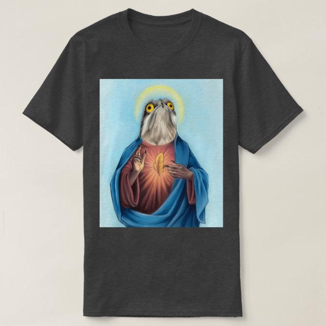 Our Lord and savior potoo bird T-Shirt (Design Front)
