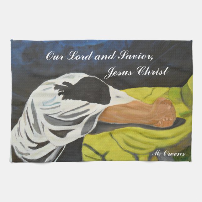 Our Lord and Saviour, Jesus Christ Kitchen Towel (Horizontal)