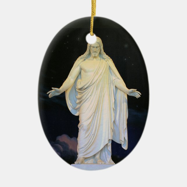 Our Lord Jesus Christ Ceramic Tree Decoration (Front)