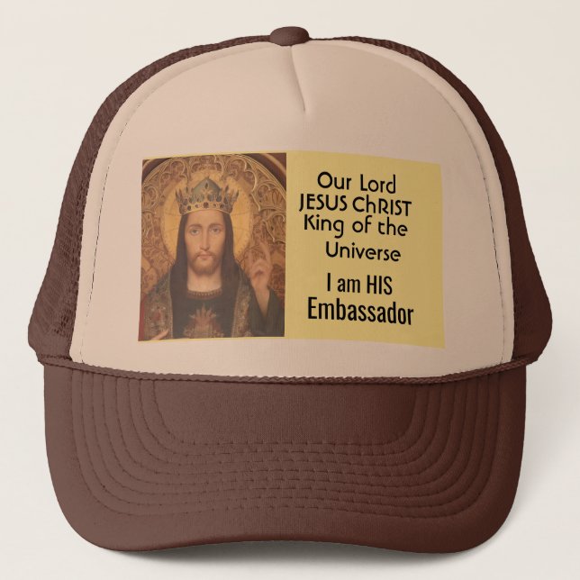 Our Lord Jesus Christ Trucker Hat (Front)