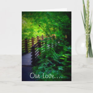 Our Love Blank Greeting Card
