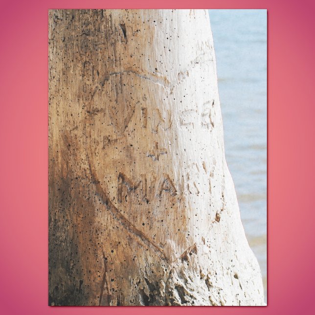 Our Love Carved on a Tree  Tissue Paper (Creator Uploaded)