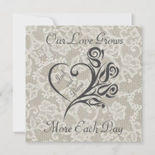 Our Love Grows Invitation