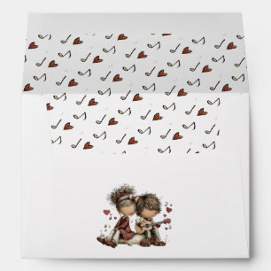 Our love has the cutest soundtrack envelope