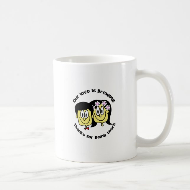Our Love is Brewing Coffee Mug (Right)