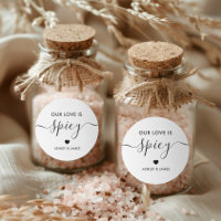 Our Love is Spicy Wedding Spice Favour