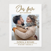 Our Love Isn’t Cancelled Wedding Postponement