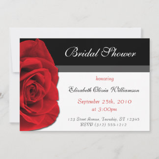 Our Love Rose ~ Bridal Shower invitations