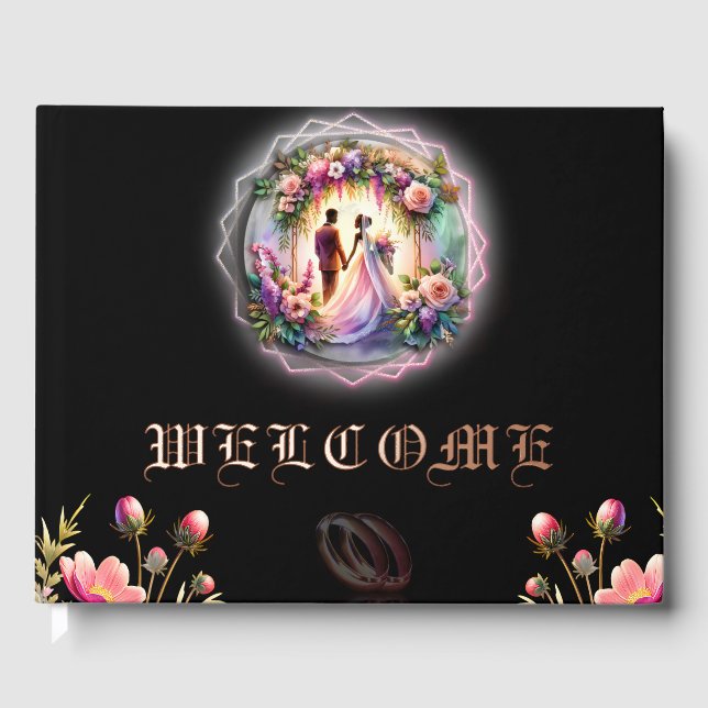 Our Love Shine Brighter Than The Moon  Guest Book (Front)