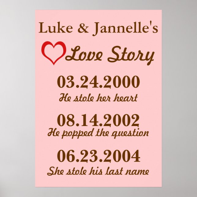 Our Love Story Poster (Front)