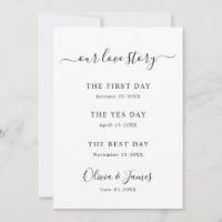 Our Love Story Wedding Sign Template,