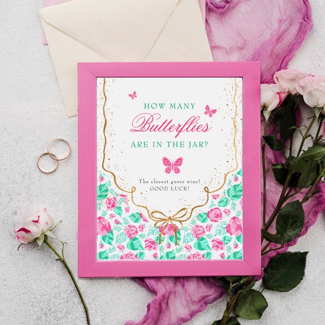 Our Lovely One Baby Shower Game Sign (Creator Uploaded)