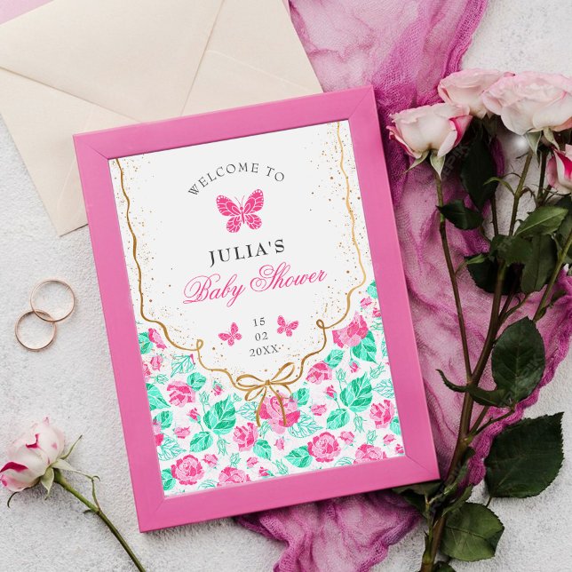 Our Lovely One Baby Shower Poster (Creator Uploaded)