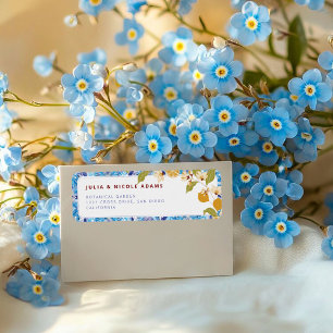 Our Lovely One Baby Shower Return Address Label