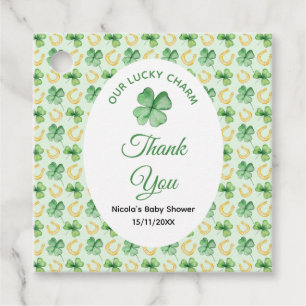 Our Lucky Charm St Patrick's Baby Shower Favour Tags