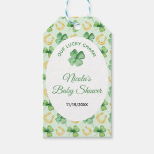 Our Lucky Charm St Patrick's Baby Shower Gift Tags