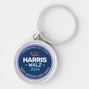 Our Make America Sane Again Harris Walz 2024 Key Ring