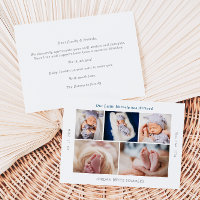 Our Miracle has Arrived Baby Announcement Card