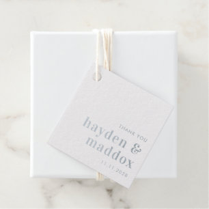 Our Moment REAL FOIL Wedding Favour Tags