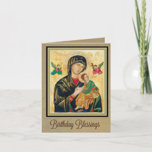 Our Mother of Perpetual Help Birthday Card