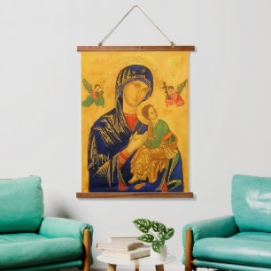 Our Mother of Perpetual Help Hanging Tapestry