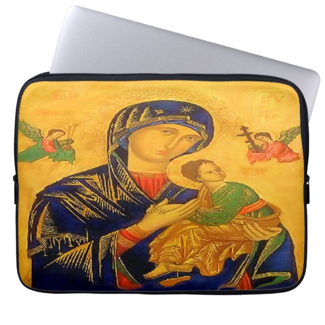 Our Mother of Perpetual Help Laptop Sleeve (Front)