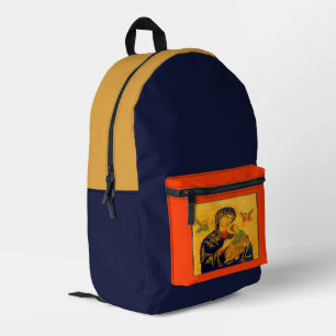 Our Mother of Perpetual Help Printed Backpack