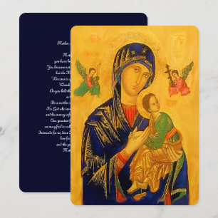 Our Mother of Perpetual Help with Prayer
