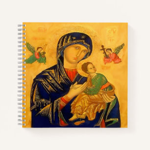 Our Mother of Perpetual Help with Prayer Notebook