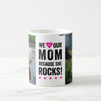 Our Mum Rocks Photo Mug