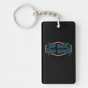 Our Music Your Melody Key Ring