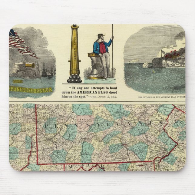 Our Nation's Camp Ground Mouse Pad (Front)