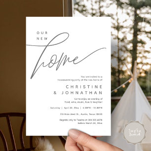Our New Home, Cosy Lovely Housewarming Party Invitation